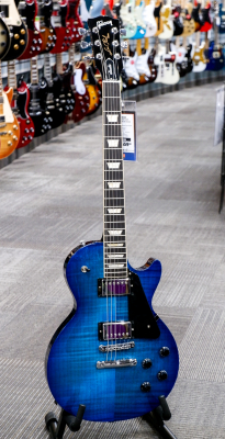 Store Special Product - Gibson - Les Paul Studio Session Electric Guitar with Softshell Case - Cobalt Burst